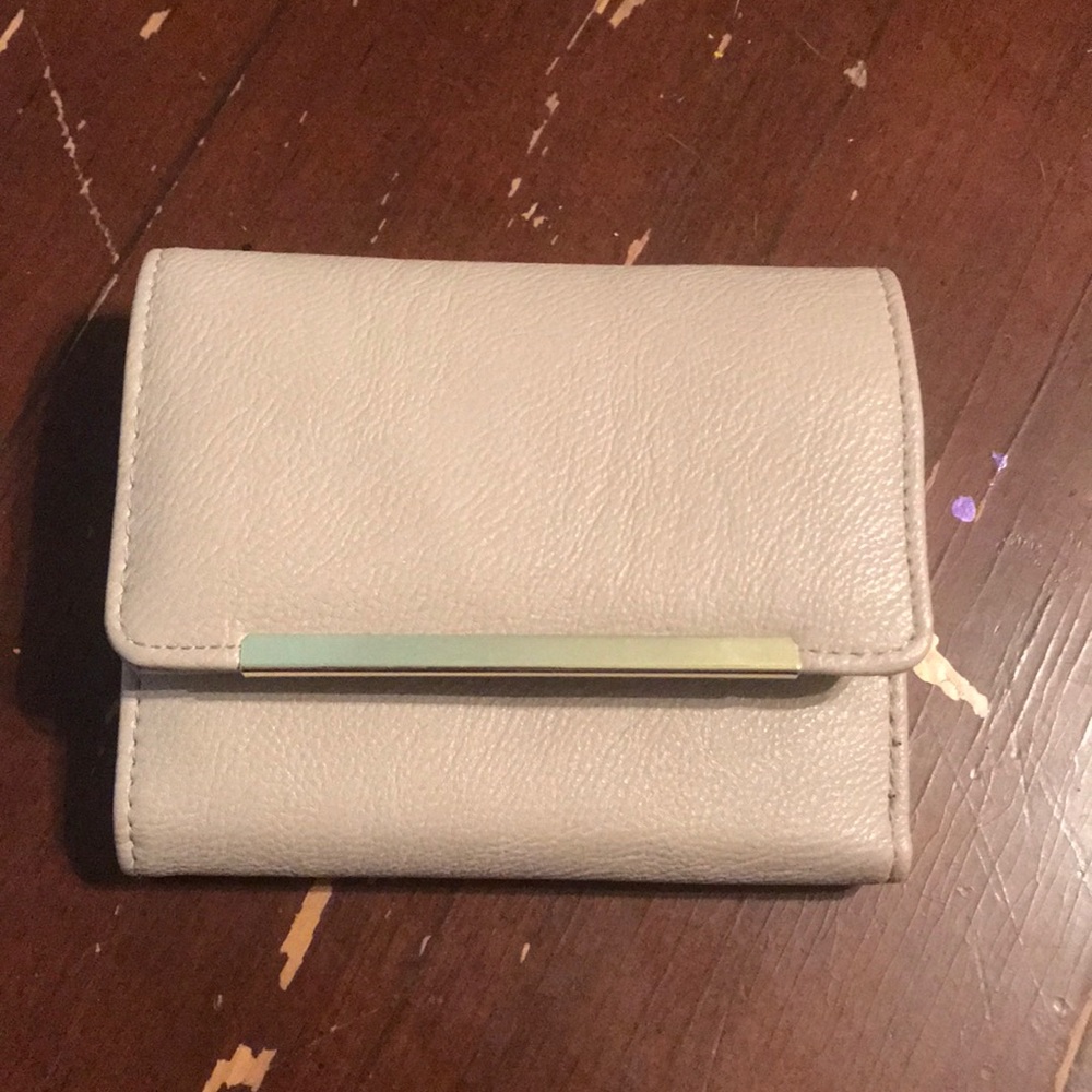 Nude colored small wallet